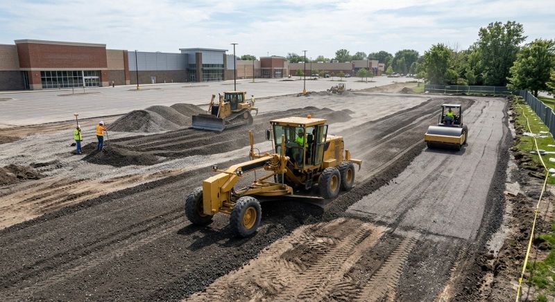 Parking Lot Gravel Repair in South Houston, TX